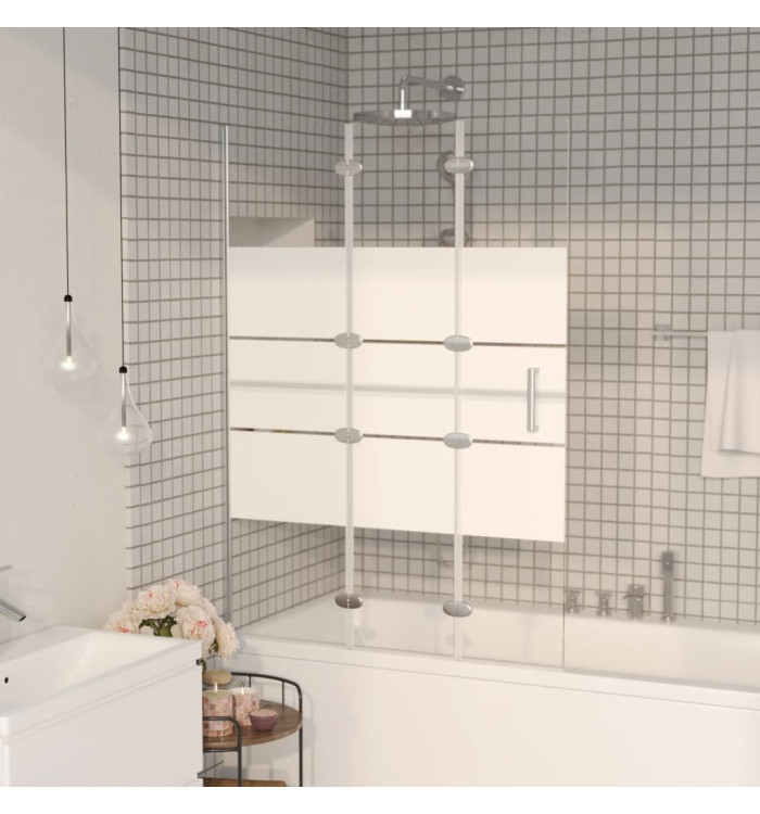 Cabine de douche pliable ESG 100x140 cm Blanc | Mobilier & Déco