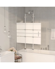 Cabine de douche pliable ESG 100x140 cm Blanc | Mobilier & Déco