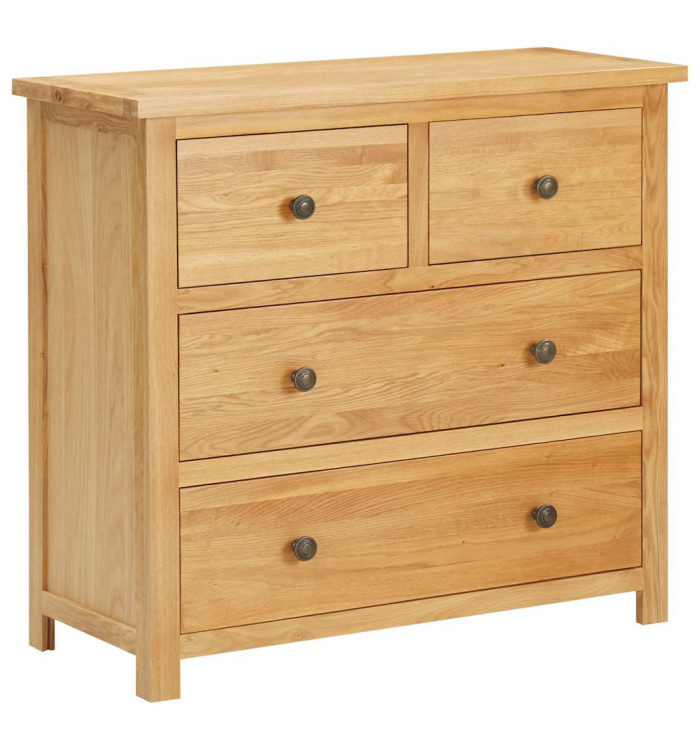 Commode 80x35x75 cm Bois de chêne massif | Mobilier & Déco
