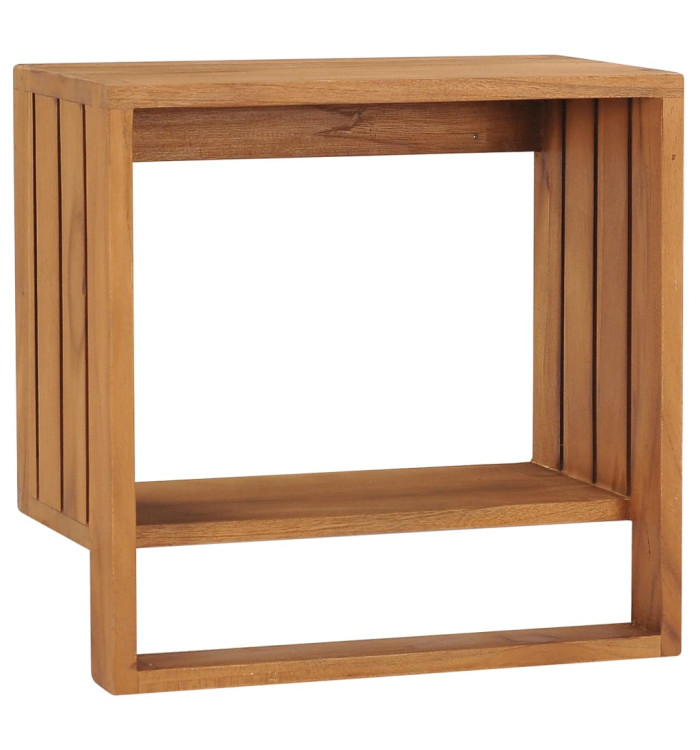 Porte-serviette mural 35x20x35 cm Bois de teck solide | Mobilier & Déco