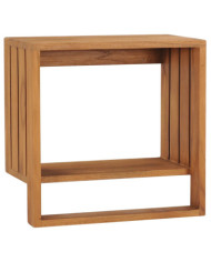 Porte-serviette mural 35x20x35 cm Bois de teck solide | Mobilier & Déco