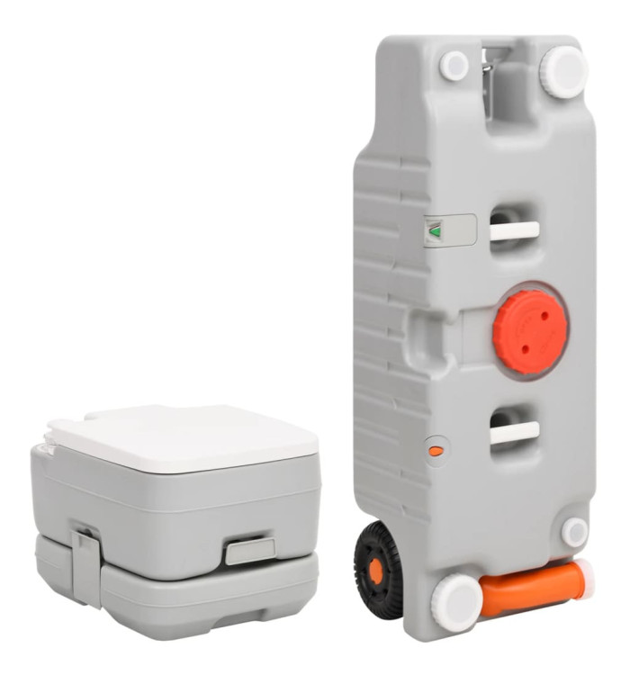 Ensemble de toilette et réservoir d'eau de camping portable | Mobilier & Déco