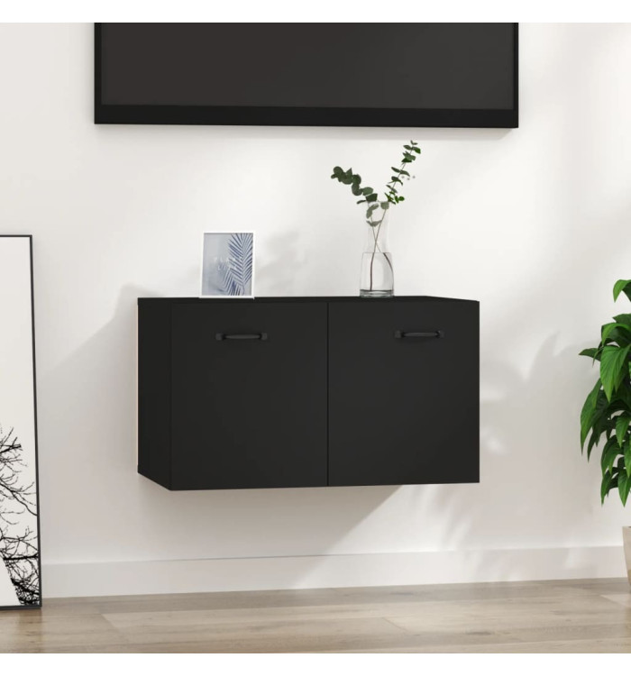 Armoire murale Noir 60x36,5x35 cm Bois d'ingénierie | Mobilier & Déco