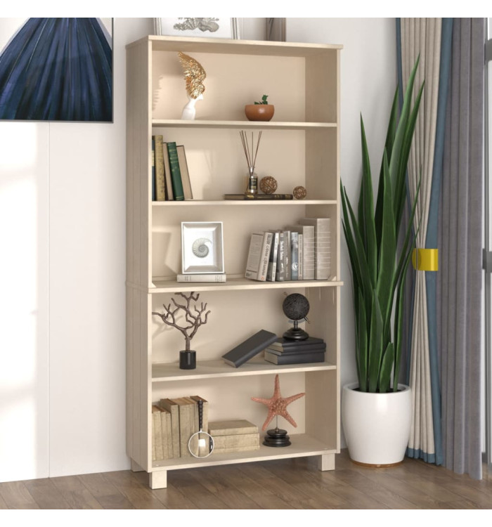 Buffet HAMAR Bois massif de pin Marron miel | Mobilier & Déco