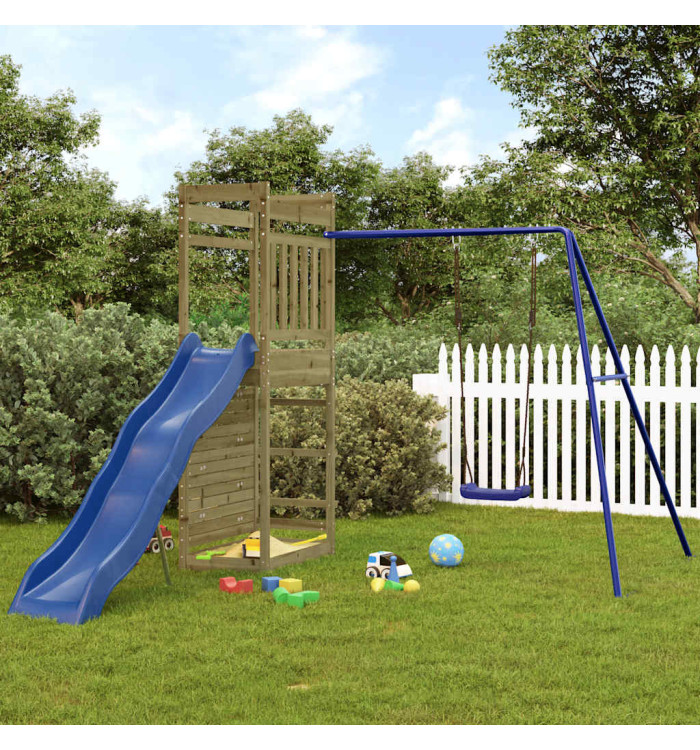 Aire de jeux d'extérieur bois de pin imprégné | Mobilier & Déco