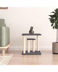 Arbres à chat avec plates-formes gris foncé 50 cm | Mobilier & Déco
