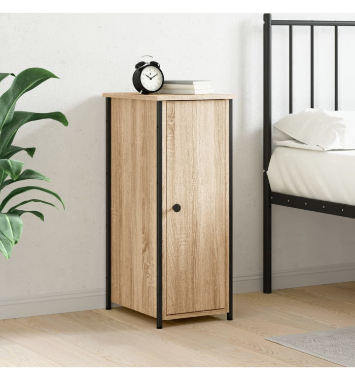 Table de chevet chêne sonoma 32x42x80 cm bois d'ingénierie | Mobilier & Déco