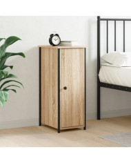 Table de chevet chêne sonoma 32x42x80 cm bois d'ingénierie | Mobilier & Déco