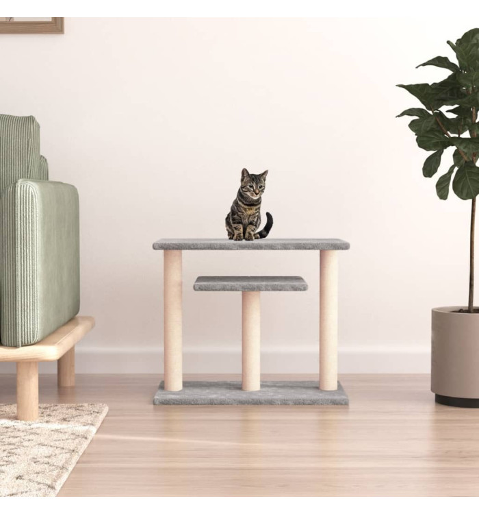 Arbres à chat avec plates-formes gris clair 62,5 cm | Mobilier & Déco