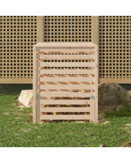 Composteur 82,5x82,5x99,5 cm Bois massif de pin | Mobilier & Déco
