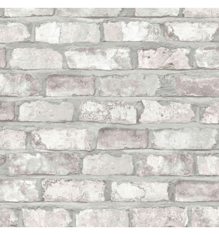 DUTCH WALLCOVERINGS Papier peint Briques Blanc EW3104 | Mobilier & Déco