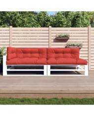 Coussins de palette lot de 5 rouge tissu | Mobilier & Déco