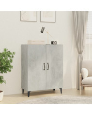 Buffet Gris béton 70x34x90 cm Bois d'ingénierie | Mobilier & Déco