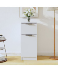Buffet Blanc 30x30x70 cm Bois d'ingénierie | Mobilier & Déco