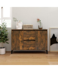 Buffet Chêne fumé 104x35x70 cm Bois d'ingénierie | Mobilier & Déco