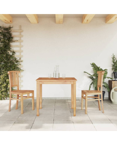 Ensemble à manger de jardin 3 pcs Bois de teck massif | Mobilier & Déco
