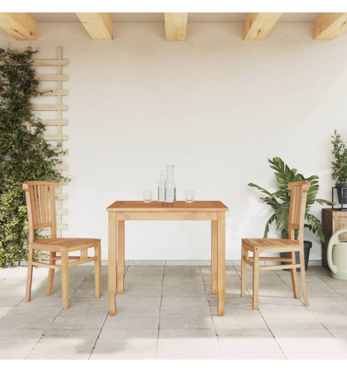 Ensemble à manger de jardin 3 pcs Bois de teck massif | Mobilier & Déco