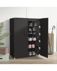 Armoire à chaussures Noir 60x28x90 cm Tissu | Mobilier & Déco