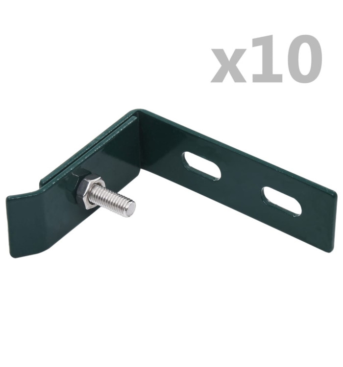 Ensemble de 10 connecteurs d'angle mural Vert | Mobilier & Déco