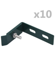 Ensemble de 10 connecteurs d'angle mural Vert | Mobilier & Déco