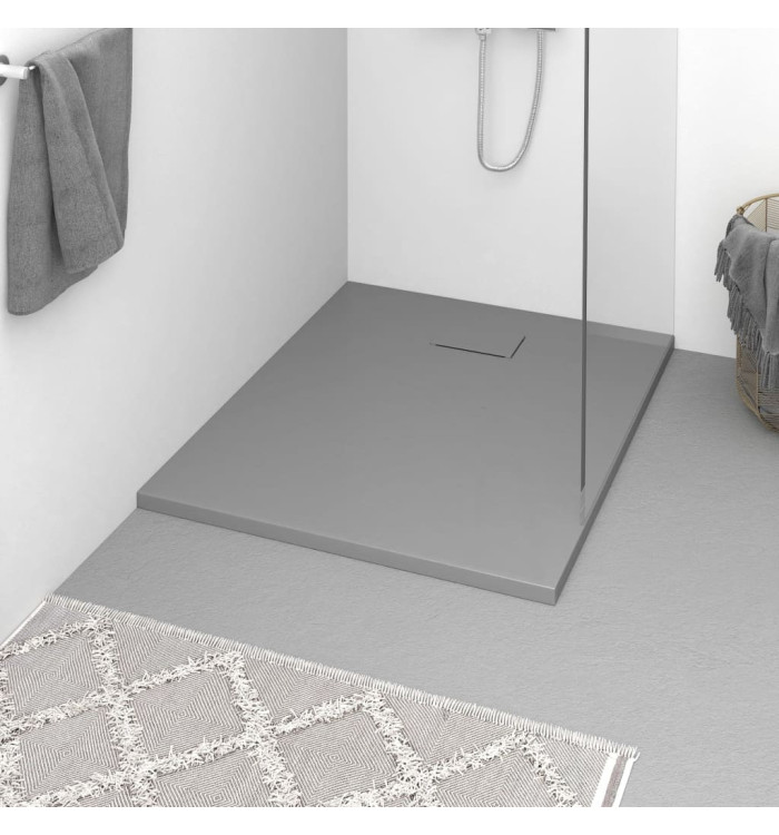 Receveur de douche SMC Gris 100x80 cm | Mobilier & Déco