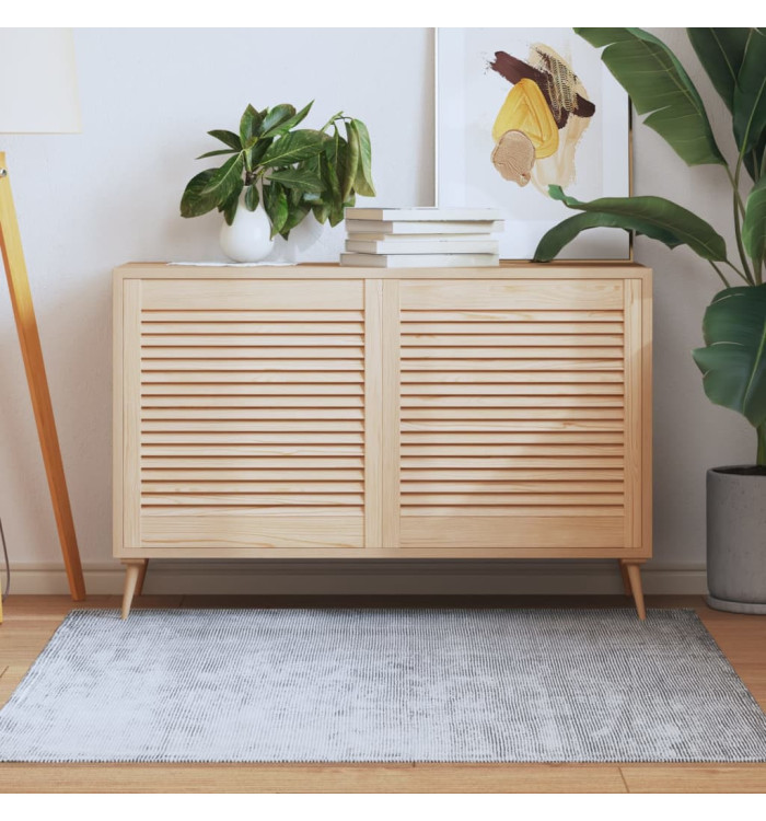 Portes d'armoire à persiennes 2 pcs 61,5x59,4 cm pin massif | Mobilier & Déco