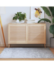 Portes d'armoire à persiennes 2 pcs 61,5x59,4 cm pin massif | Mobilier & Déco