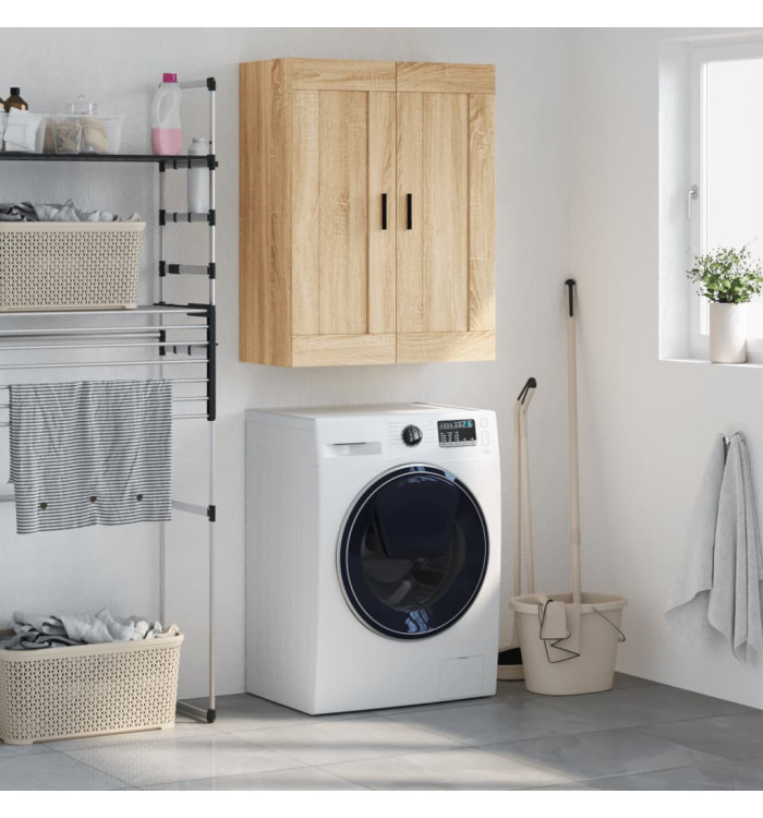 Armoire murale chêne sonoma 69,5x34x90 cm bois d'ingénierie | Mobilier & Déco