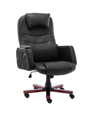 Chaise de bureau de massage Noir Similicuir | Mobilier & Déco