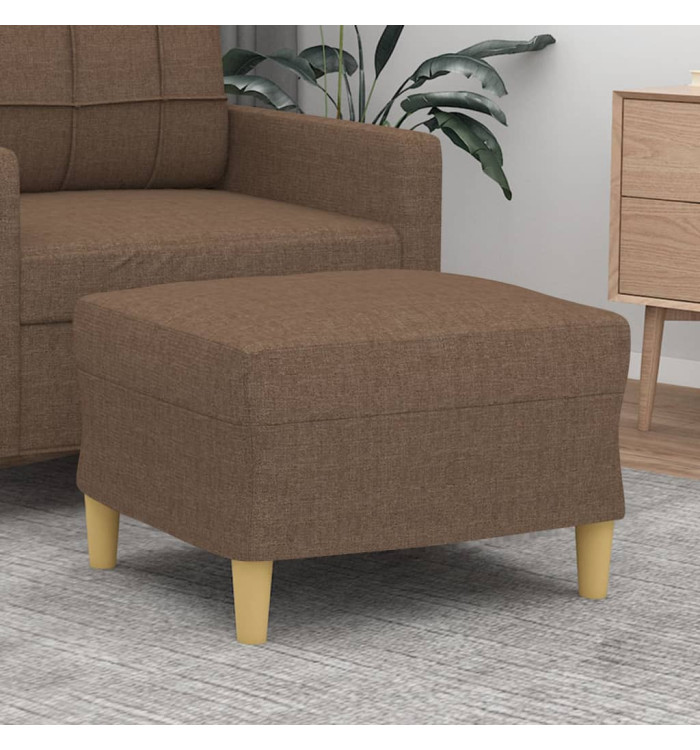 Repose-pied Marron 60x50x41 cm Tissu | Mobilier & Déco