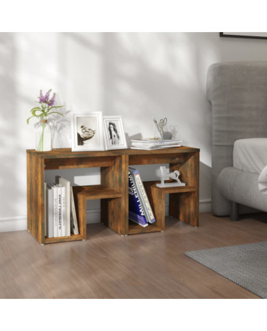Tables de chevet 2 pcs Chêne fumé 40x30x40 cm Bois d'ingénierie | Mobilier & Déco