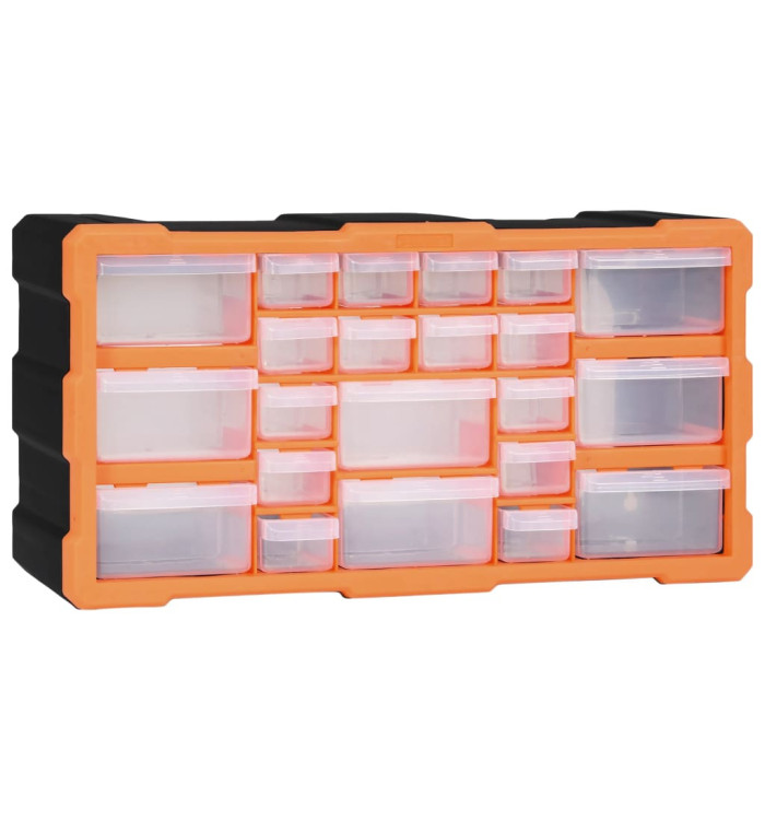 Organisateur multi-tiroirs avec 22 tiroirs 49x16x25,5 cm | Mobilier & Déco