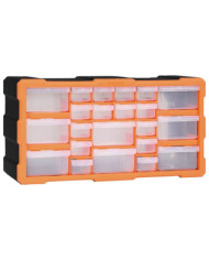 Organisateur multi-tiroirs avec 22 tiroirs 49x16x25,5 cm | Mobilier & Déco