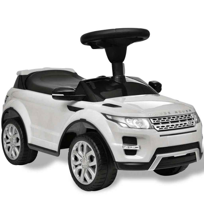 Voiture à chevaucher jouet avec musique Land Rover 348 Blanc | Mobilier & Déco