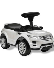 Voiture à chevaucher jouet avec musique Land Rover 348 Blanc | Mobilier & Déco