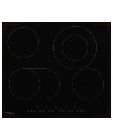 Plaque de cuisson Céramique 4 brûleurs Contrôle tactile 6600 W | Mobilier & Déco