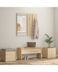 Ensemble de meubles de couloir Chêne Sonoma Bois d'ingénierie | Mobilier & Déco