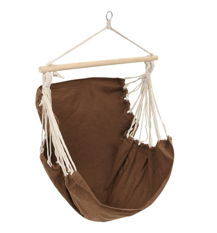 Hamac couleur marron 185 x 125 cm | Mobilier & Déco