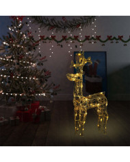 Renne de décoration de Noël 90 LED 60x16x100 cm Acrylique | Mobilier & Déco
