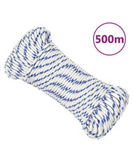 Corde de bateau Blanc 4 mm 500 m polypropylène | Mobilier & Déco