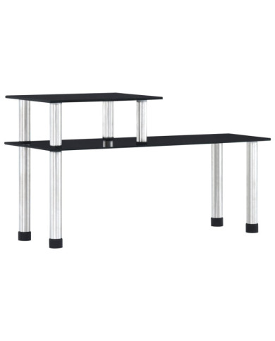 Étagère de cuisine Noir 45x16x26 cm Verre trempé | Mobilier & Déco