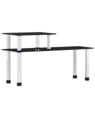 Étagère de cuisine Noir 45x16x26 cm Verre trempé | Mobilier & Déco
