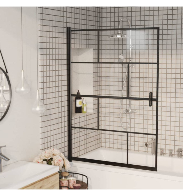 Cabine de douche ESG 100x140 cm Noir | Mobilier & Déco