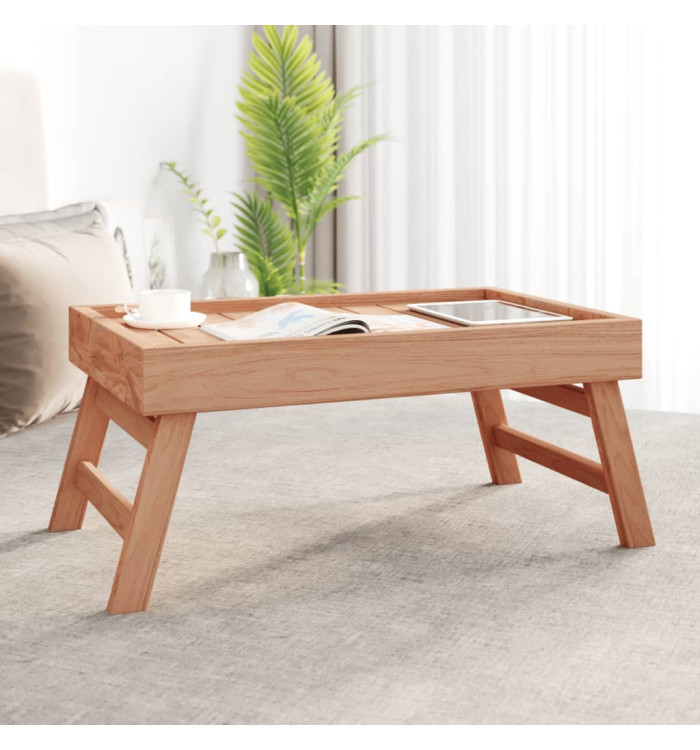 Plateau pliable 55x35x25 cm Bois de teck massif | Mobilier & Déco