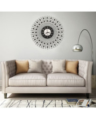 Horloge murale Métal 43 cm Noir | Mobilier & Déco
