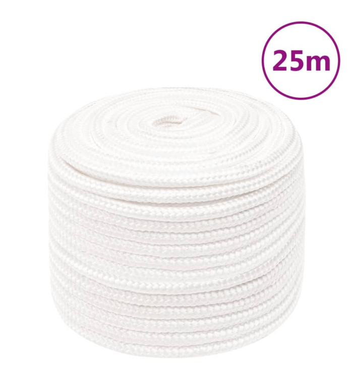 Corde de bateau Blanc complet 14 mm 25 m Polypropylène | Mobilier & Déco