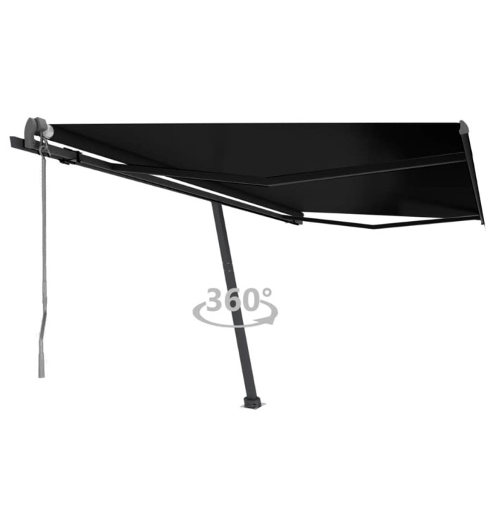 Auvent automatique sur pied 400x300 cm Anthracite | Mobilier & Déco