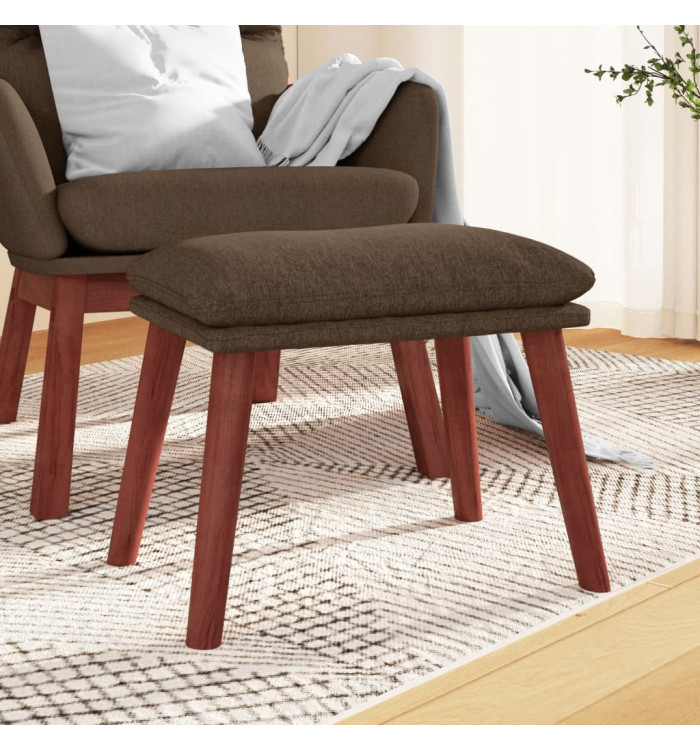 Repose-pied Marron 45x29,5x35 cm Tissu | Mobilier & Déco