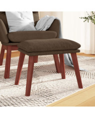 Repose-pied Marron 45x29,5x35 cm Tissu | Mobilier & Déco