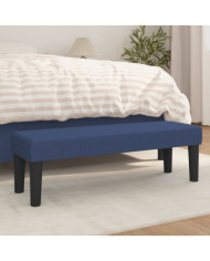 Banc Bleu 100x30x30 cm Tissu | Mobilier & Déco